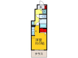 アロ－ハイムの物件間取画像